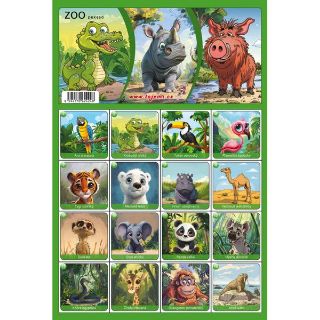 Obrázek z Pexeso ZOO kreslené (25) 